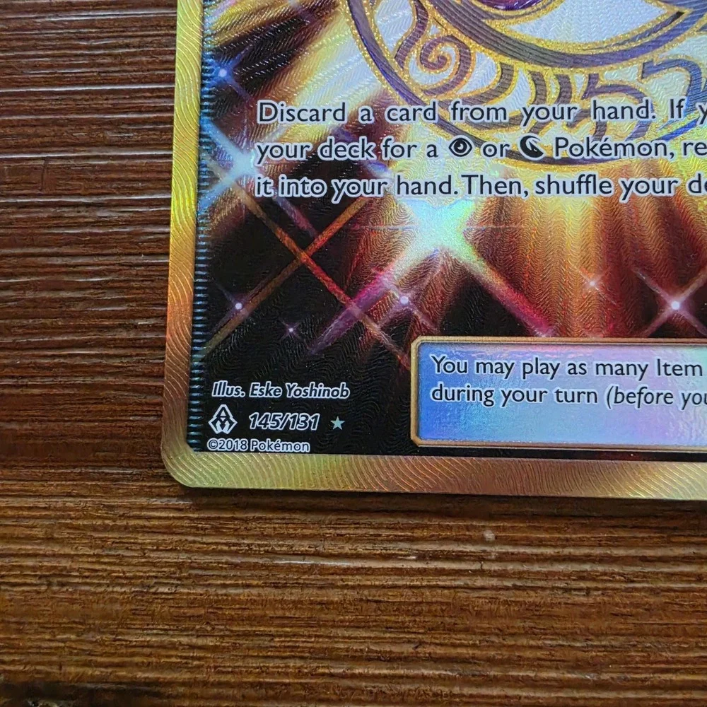 Mysterious Treasure 145/131 Secret Rare Gold  Pokemon TCG Trainer Lightly Played